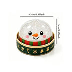 Christmas squishy toy size about 8.5 cm wide and 5 cm tall