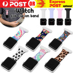 Nurse fob watch band for Apple Watch, silicone clip on strap