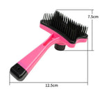 Pet Grooming Brush Self-Cleaning | Dog Cat Deshedding Comb Fur Remover Tool