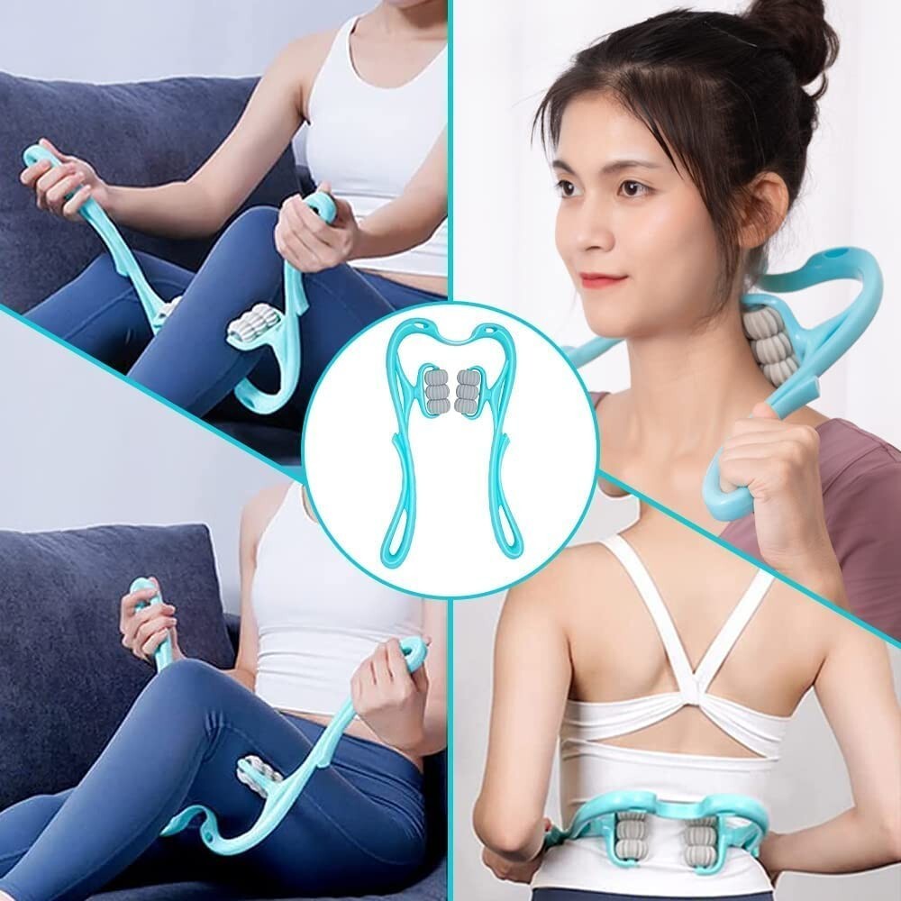 Using the massager on the arm and back