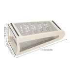 2PCS Vegetable Cheese Grater with Container – Double Sided Garlic Ginger Box Grater