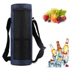 2pcs Insulated Wine Bottle Tote Bags | Portable Wine Cooler Carrier with Handle & Strap