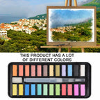 24 or 48 Colour Watercolour Paint Set with Brush - Solid Watercolour Art Kit for Kids and Artists