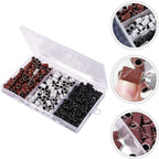 210pcs Nail Drill Sanding Bands Set | 80/120/180 Grit Nail File Bits with Storage Box