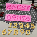 4PCS Number Silicone Fondant Mold Set – Cake Decorating Chocolate Sugarcraft Mould (0–9)