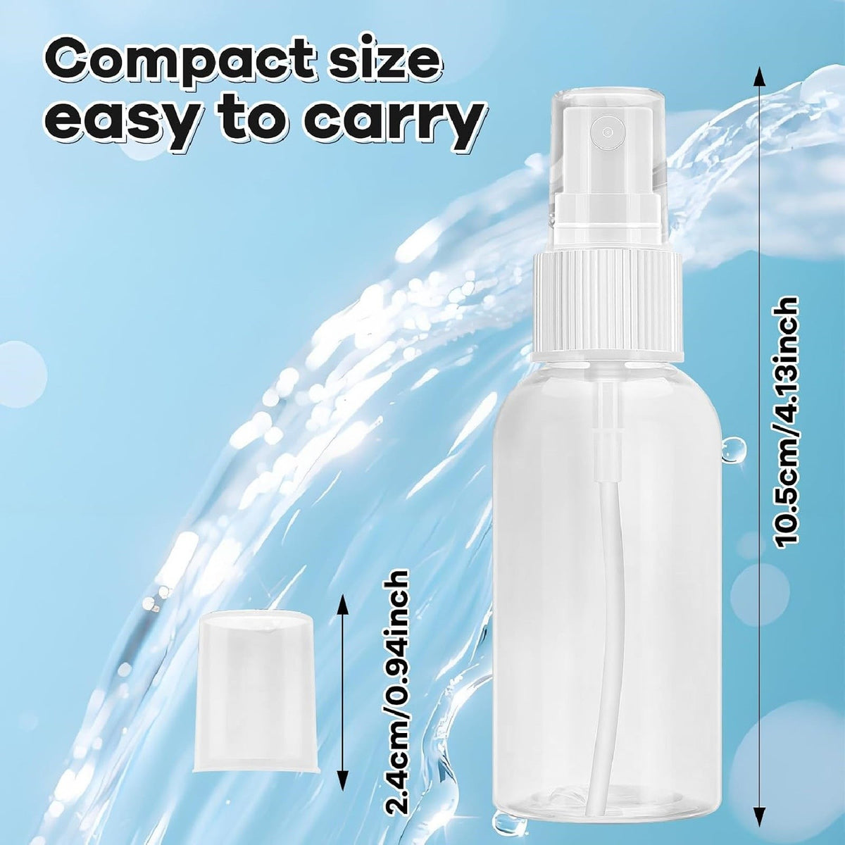 Car Windscreen Window Cleaning Brush Microfibre Pad With Empty Spray Bottle Kit