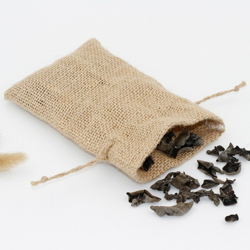 30PCS Natural Linen Drawstring Pouches - Burlap Jute Gift Bags for Jewellery, Wedding and Party Favours