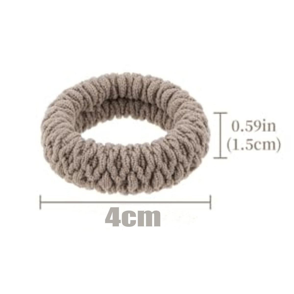 20X Women Braided Elastic Hair Bands High Stretch Ponytail Holder Thickened Ties