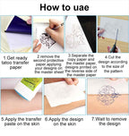 40PCS Tattoo Transfer Paper A4 Thermal Stencil Carbon Tracing Paper Kit