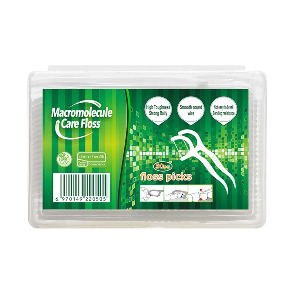 Floss pick box front