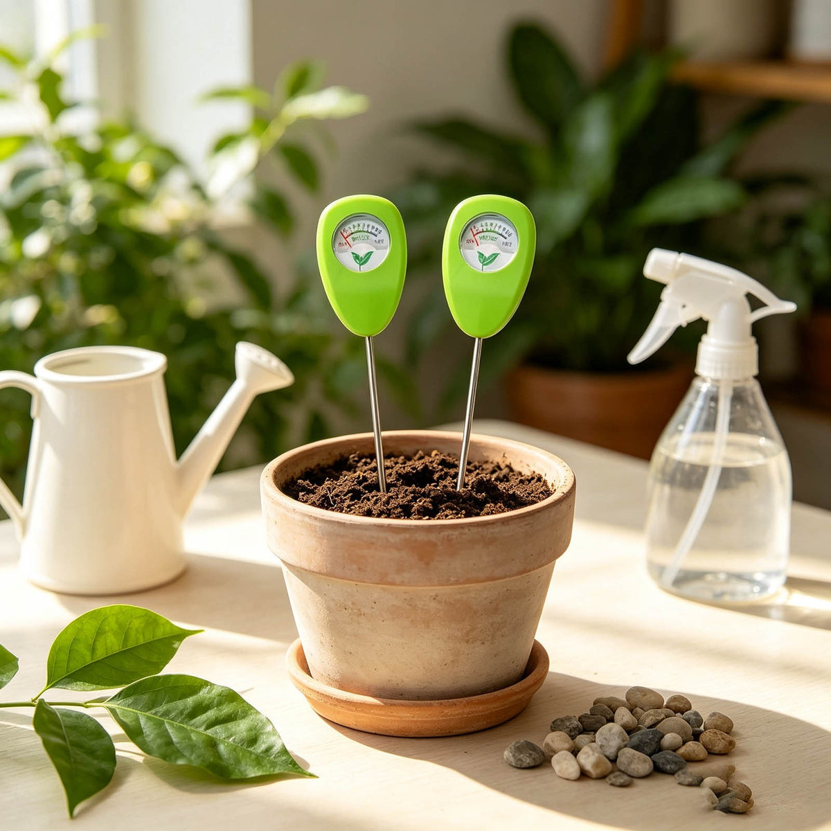1/3/5 Pcs Stainless Steel Soil Moisture Meter Water Tester Garden Testing Probe