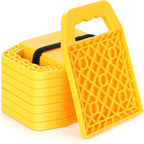 4PCS RV Stabilizer Jack Leg Pads - Caravan Awning Leg Support Level Pads Yellow