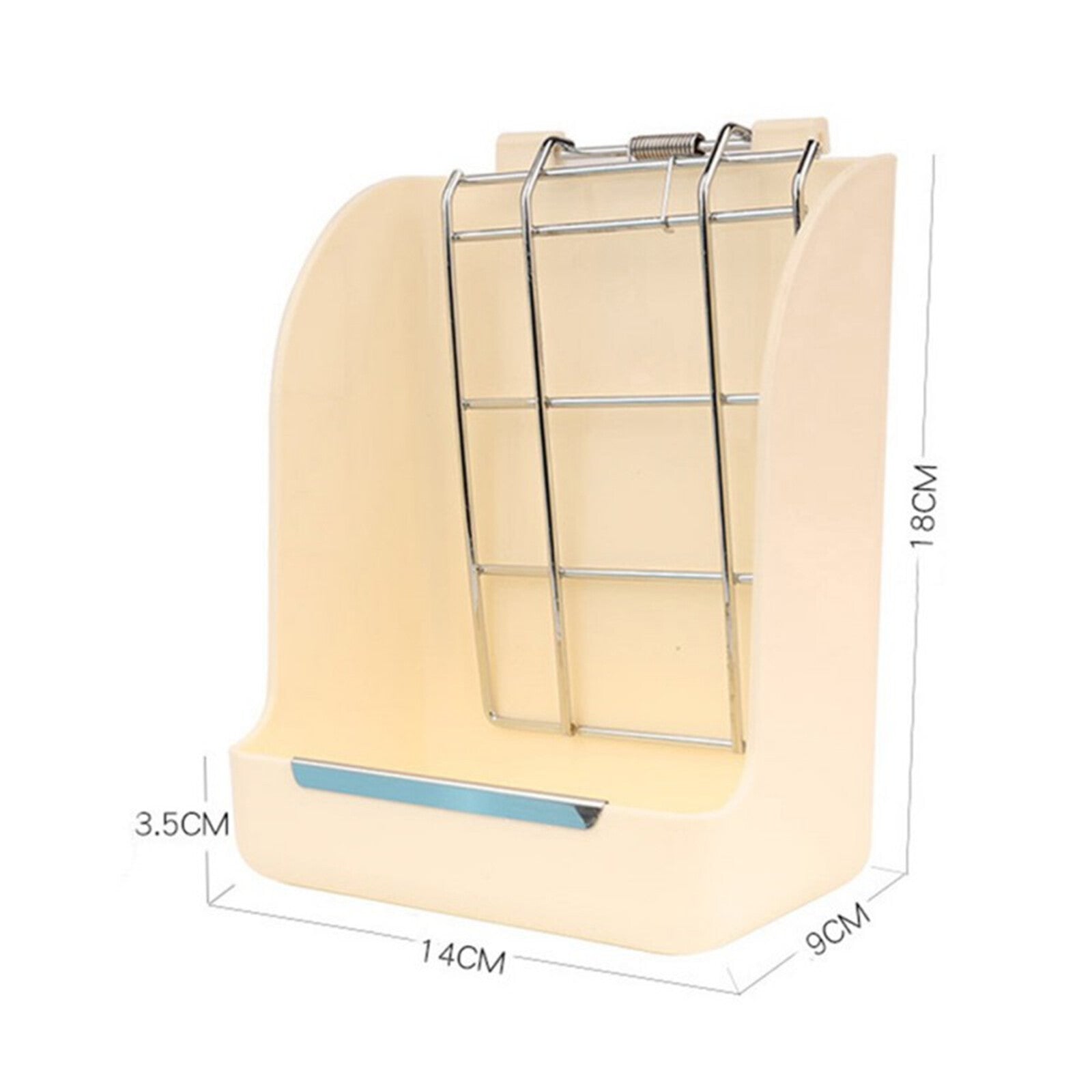 Rabbit Hay Feeder Corner Rack | Small Animal Hay Holder for Guinea Pig Hamster Cage