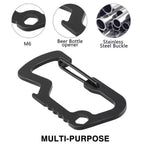 5pcs Retractable Keychain with Belt Clip | Heavy Duty Stainless Steel Pull Ring Key Holder