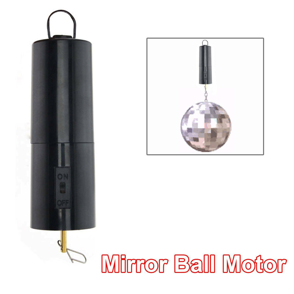 2PCS Battery Operated Mirror Ball Motor - Rotating Disco Ball Spinner for Party and Wedding