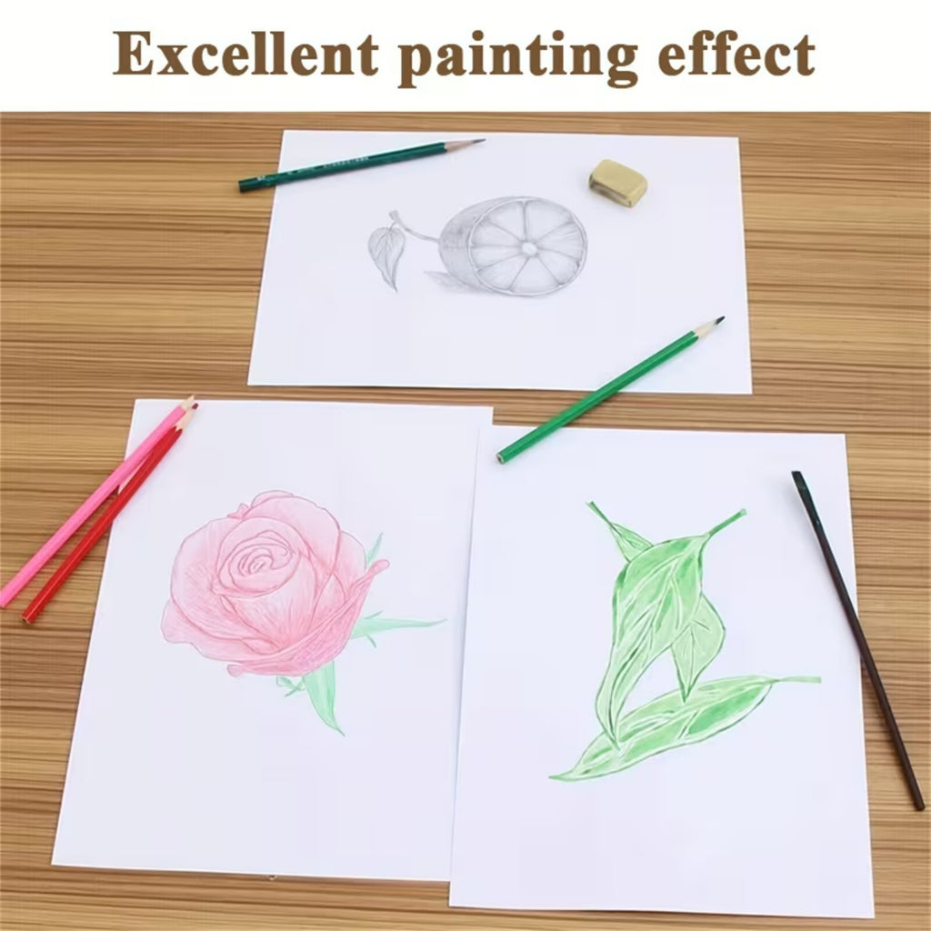 50 Sheets A4 Watercolour Paper 160GSM Cold Press Artist Painting Paper Pad
