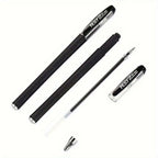 72pcs Black Ballpoint Pens 0.5mm Smooth Writing Office School Exam Pens