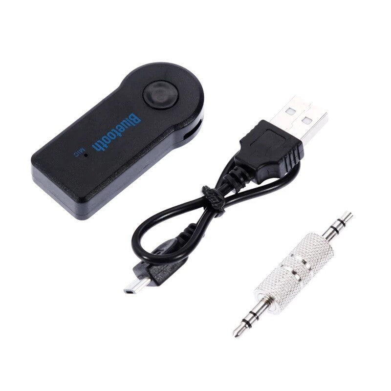 Bluetooth 4.2 Audio Receiver Adapter – Wireless 3.5mm AUX Music Adapter for Car & Home Stereo