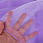300cm Solid Sheer Organza Fabric Bridal Silky Fabric Roll Party Wedding Decor AU