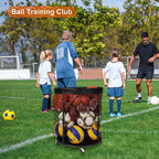 Garage Sports Ball Storage Cart | Rolling Mesh Organizer for Basketball, Soccer & Equipment