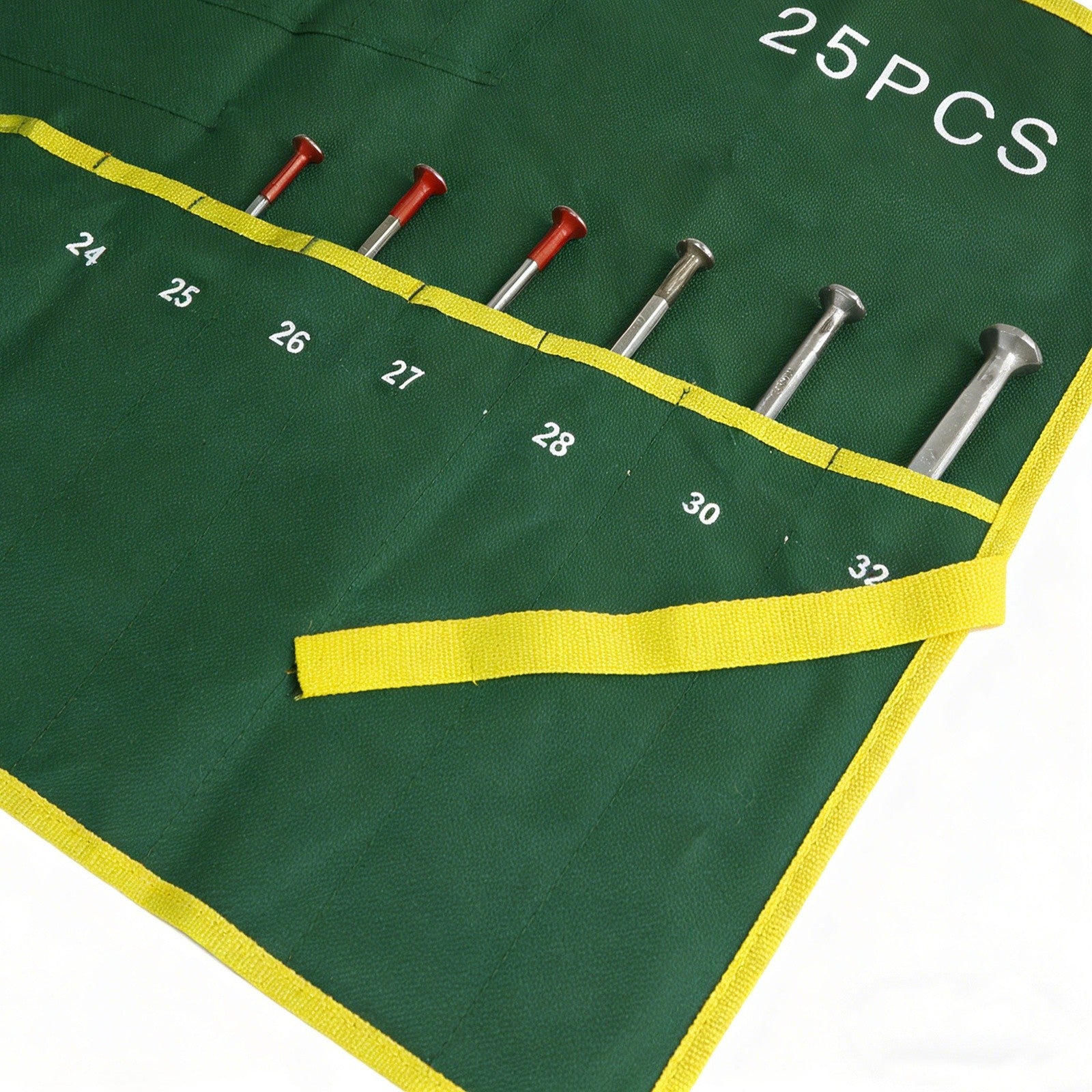 25 Pocket Roll Up Spanner Wrench Tool Organizer – Canvas Storage Pouch for Hand Tools