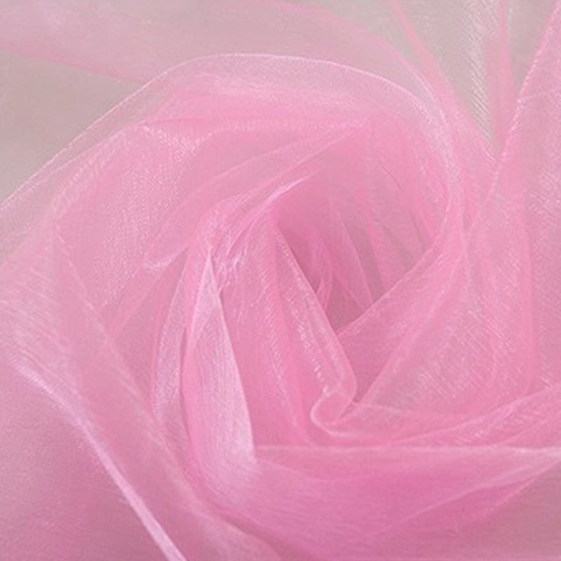 300cm Solid Sheer Organza Fabric Bridal Silky Fabric Roll Party Wedding Decor AU