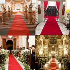 10M Red Carpet Aisle Runner 1.2m Wide | Wedding Party Event Awards Floor Mat