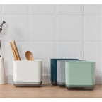 Cutlery Drainer Basket - Multifunctional Spoon Chopstick Storage Holder with Drain Base