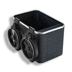 Car Armrest Storage Box with Cup Holder and Tissue Drawer – Multifunction Coffee and Drink Organizer