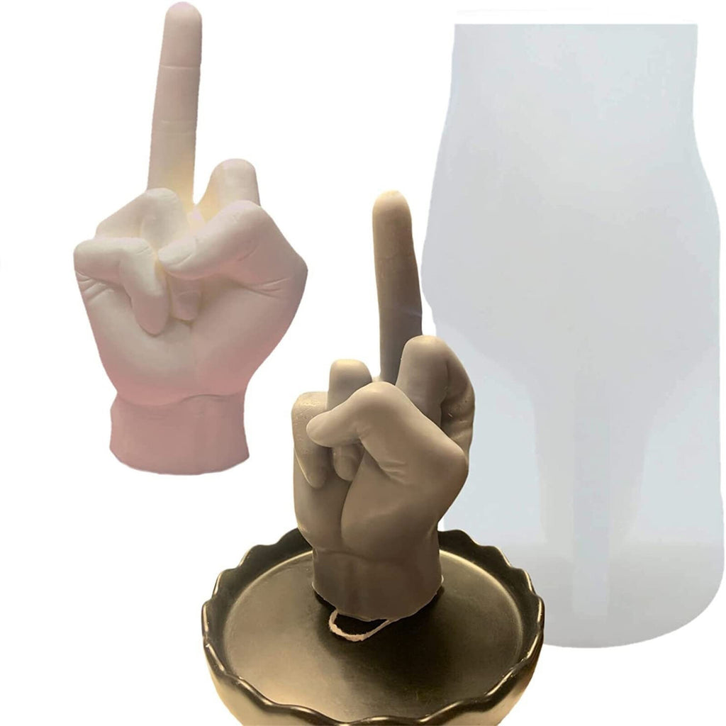 3D Gesture Candle Silicone Mold - DIY Aromatherapy Candle and Plaster Mould