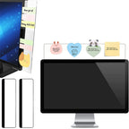 4pcs Acrylic Computer Monitor Right Side Memo Board, for Sticking Notes, Memos