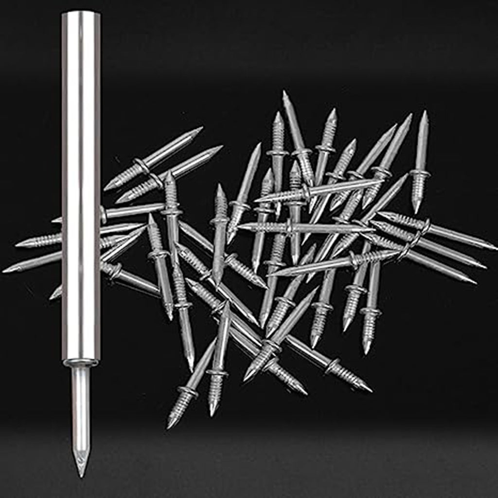 Tool with a pile of nails