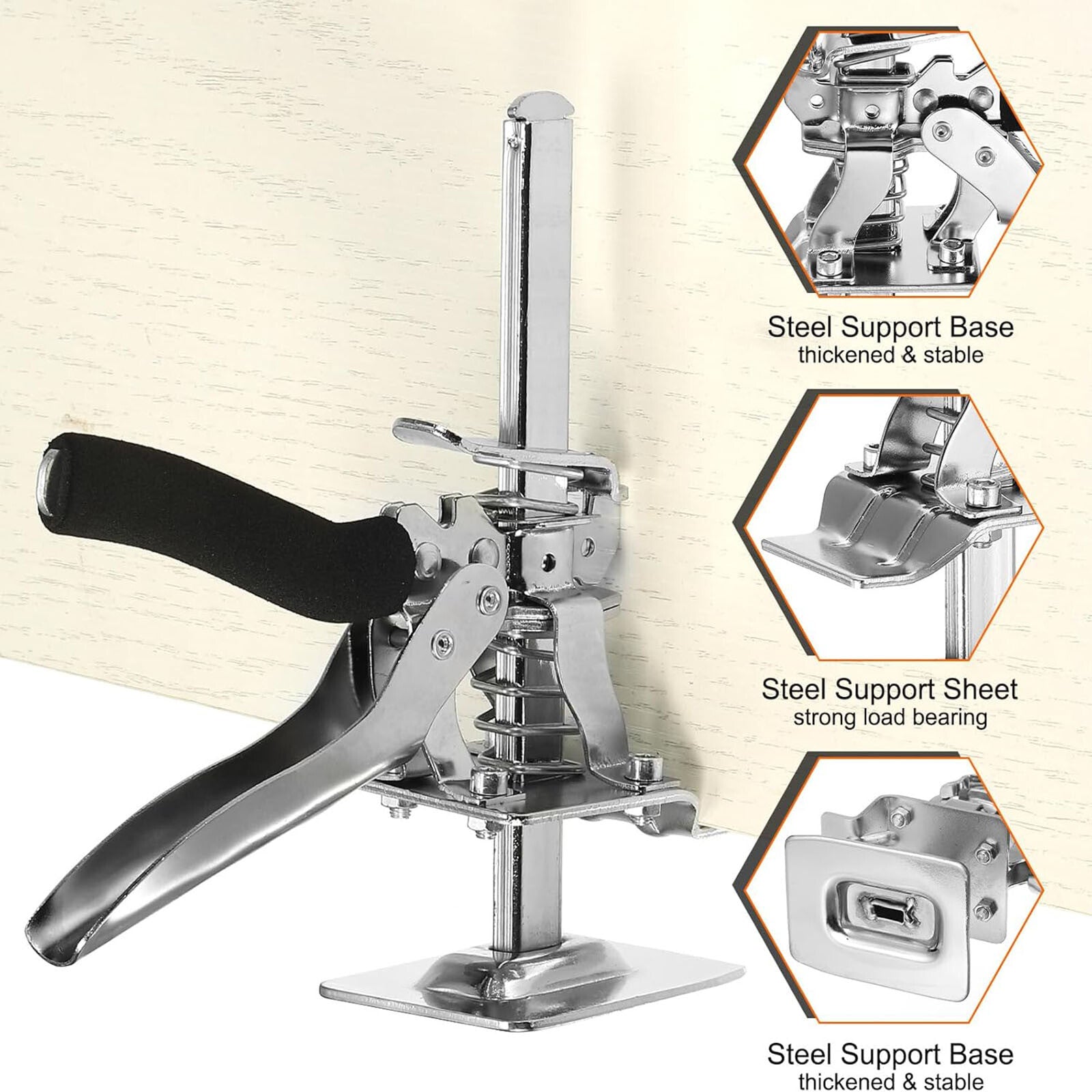2pcs Labor Saving Arm Jack Lifter Tool | Precision Cabinet Tile Door Installation Jack