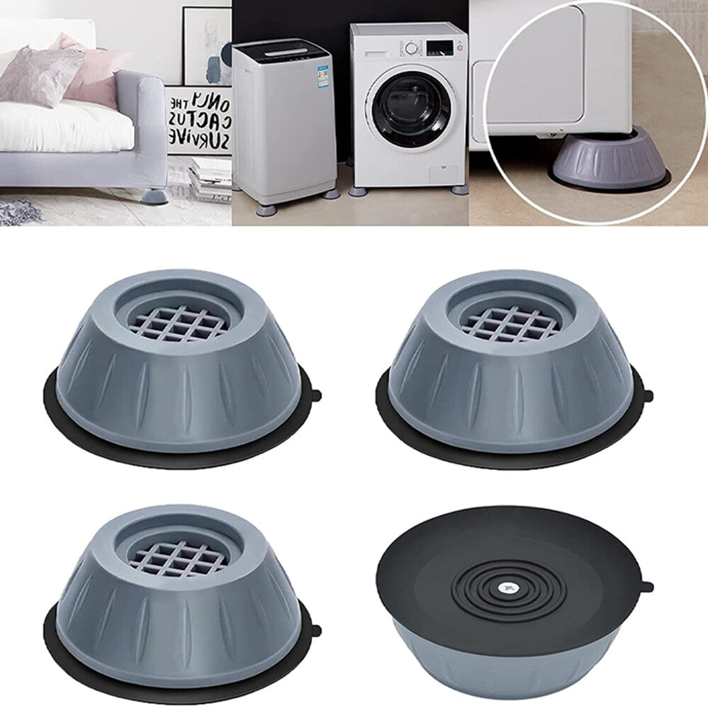 4pcs Anti-Vibration Washing Machine Pads | Non-Slip Appliance Feet Floor Protectors