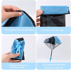 10pcs Mini Soldier Parachute Toys | Hand Throw Outdoor Flying Game for Kids