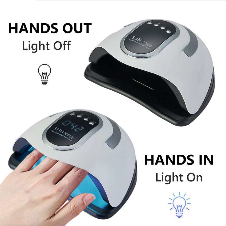 280W UV LED Nail Lamp Gel Polish Dryer Professional Nail Curing Light with Timer