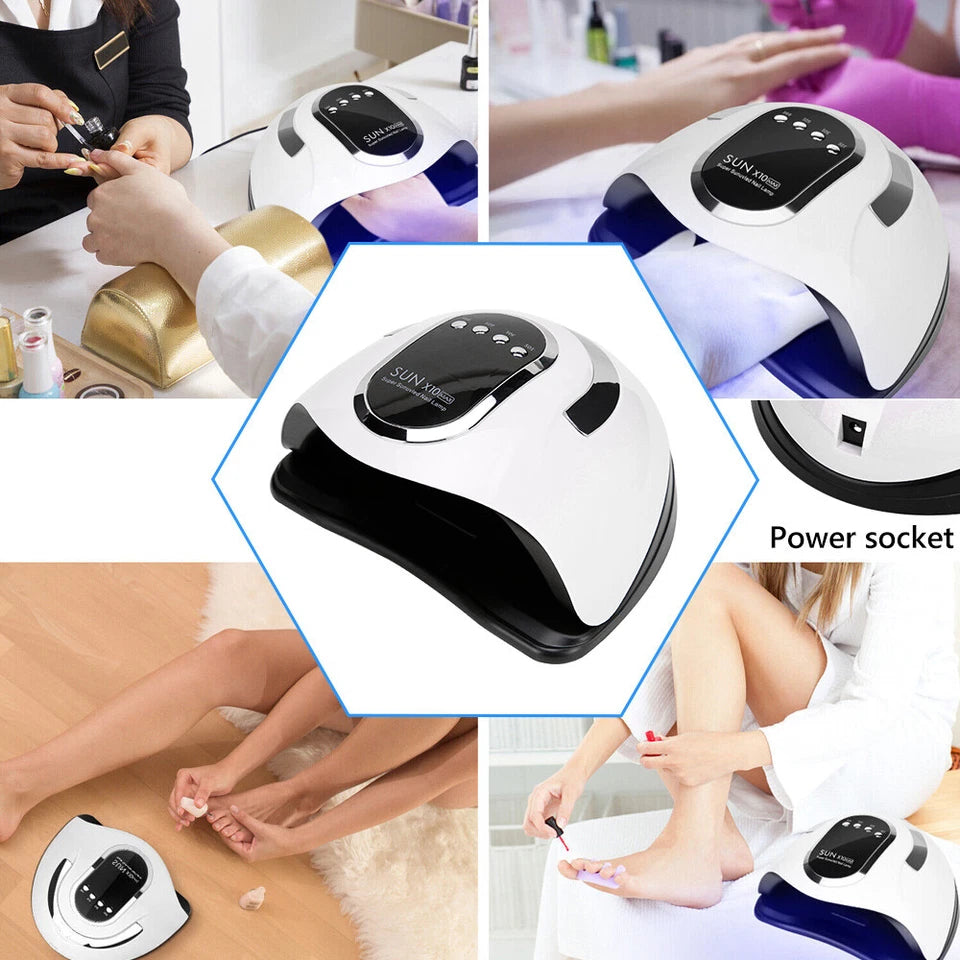 280W UV LED Nail Lamp Gel Polish Dryer Professional Nail Curing Light with Timer