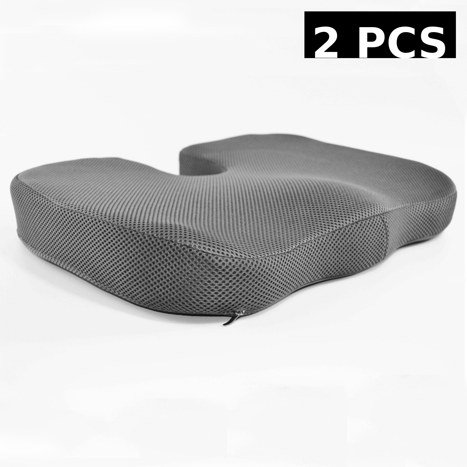 Orthopaedic Memory Foam Seat Cushion Chair Support Pillow for Back Pain Relief