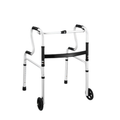 3-in-1 Folding Medical Walker Walking Frame with Wheels Adjustable Mobility Aid